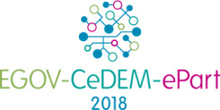 EGOV-CeDEM-ePart 2018 conference logo